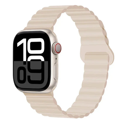 Magnetic Strap For Apple Watch Bands 46mm 42mm 49mm 45mm 44mm 41mm Silicone Sport Bracelet iWatch Series ultra 10 9 8 7 6 5 SE