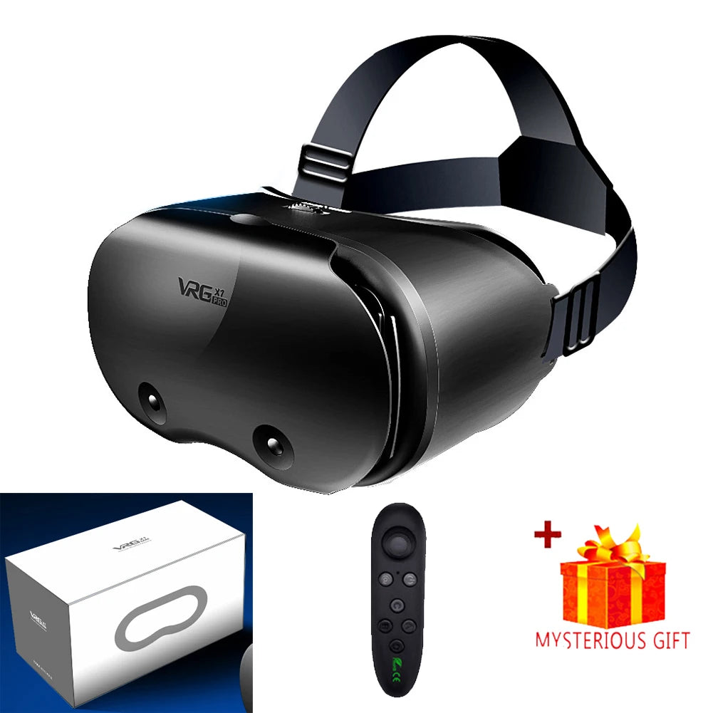 Virtual Reality 3D VR Glasses Smartphone Cell Mobile Goggles Helmet Headset Lenses Device Viar Smart Phone Video Game Viewer Set