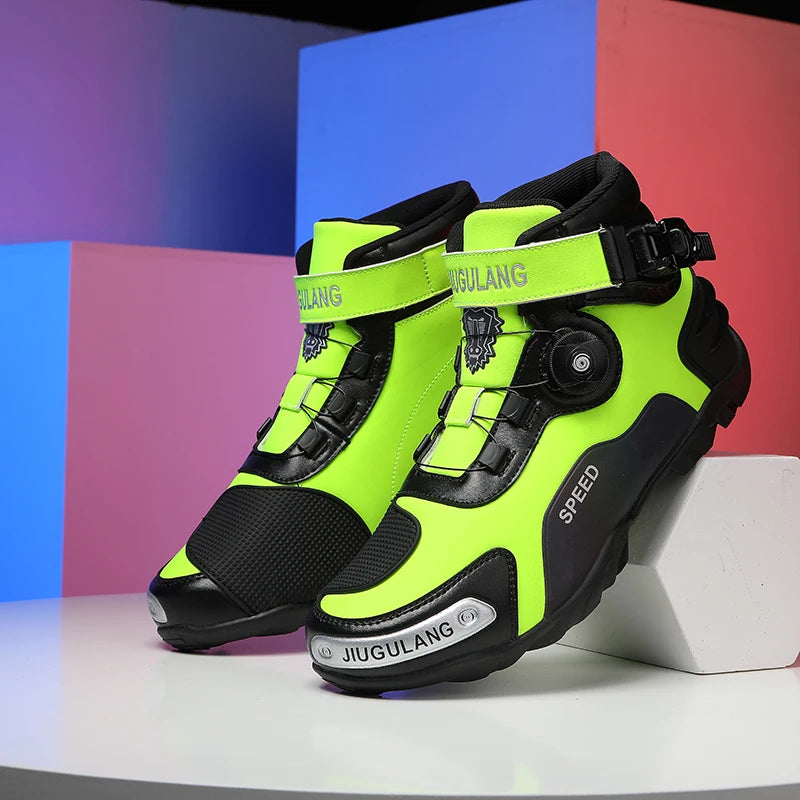 Motorcycle Cycling Shoes for Men 2025 New Knight Four Season Off-road Racing Short Boots Four Season Motorcycle Equipment