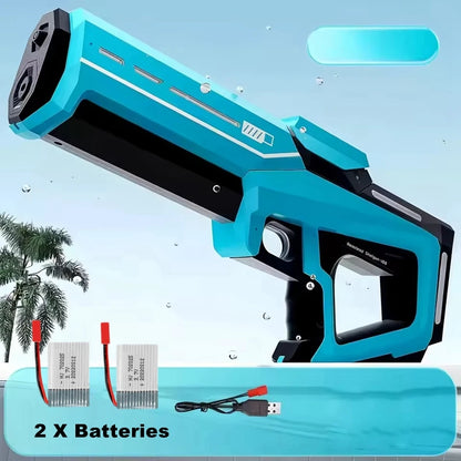 Electric Water Guns For Adults Kids Powerful Squirt Automatic Water Suction Water Blasters Summer Outdoor Beach Toy Kids Gift