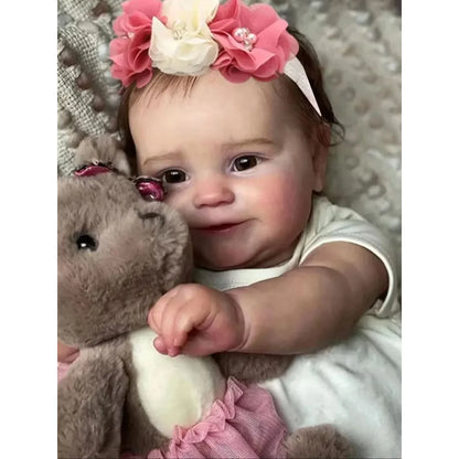 50cm 20in Realistic finished product Like a newborn baby doll The baby doll has been painted Already Painted Reborn Doll