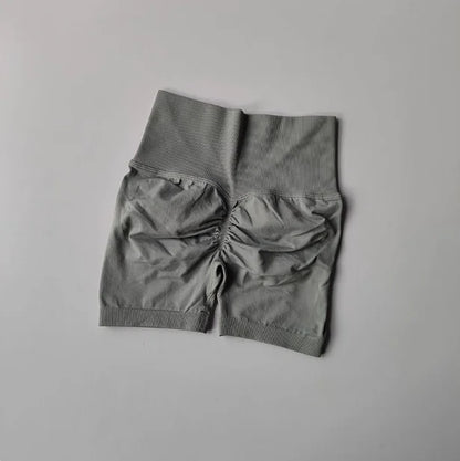 Peach Hip Lifting Sports Shorts Women High Waist and Waist Tightening Slimming Running Hip Speed Drying Three Point Tight Pants