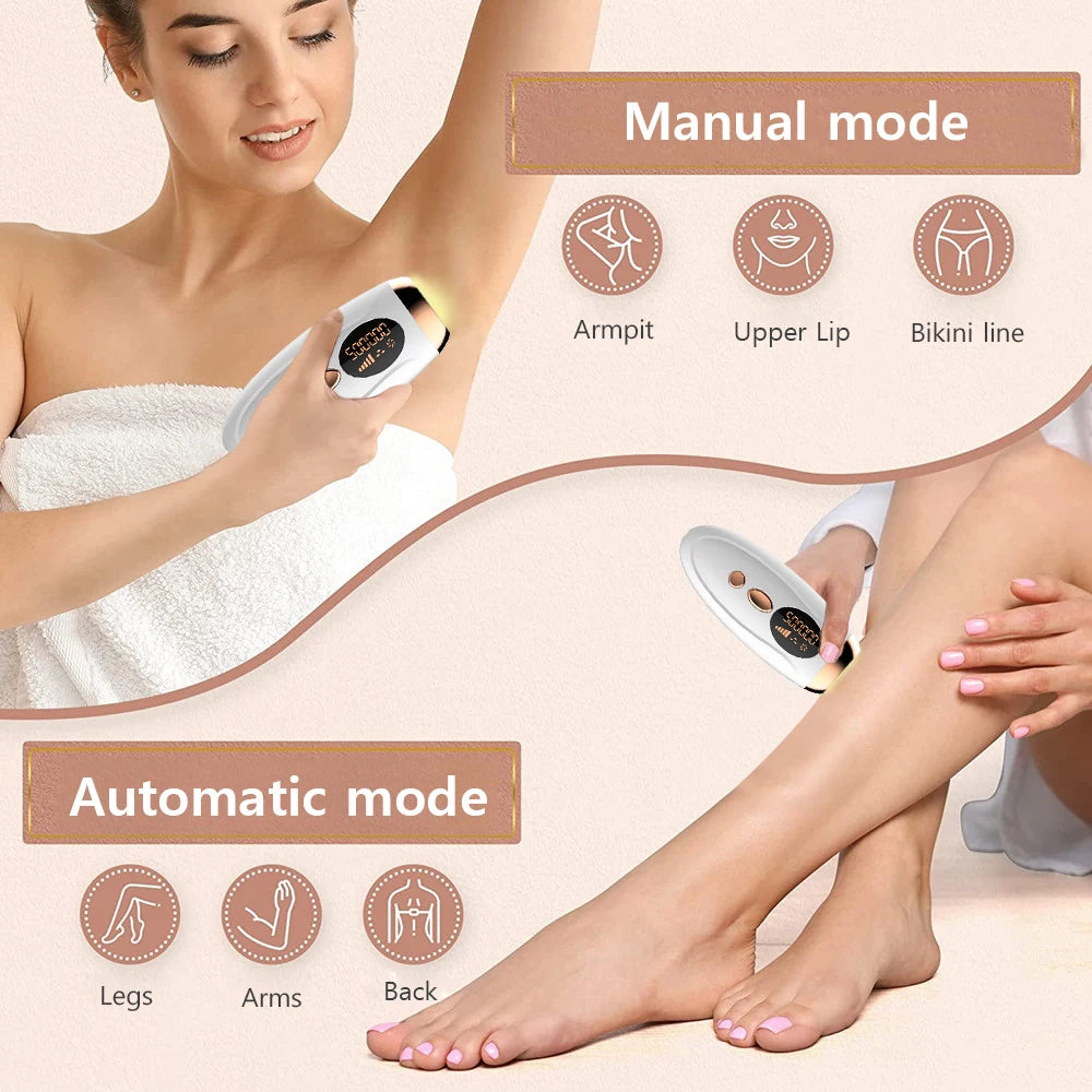 IPL Laser Epilator Hair Removal for Body Bikini Facial Permanant Women Epilator Painless IPL Hair Remover Pulsed Light Epilator