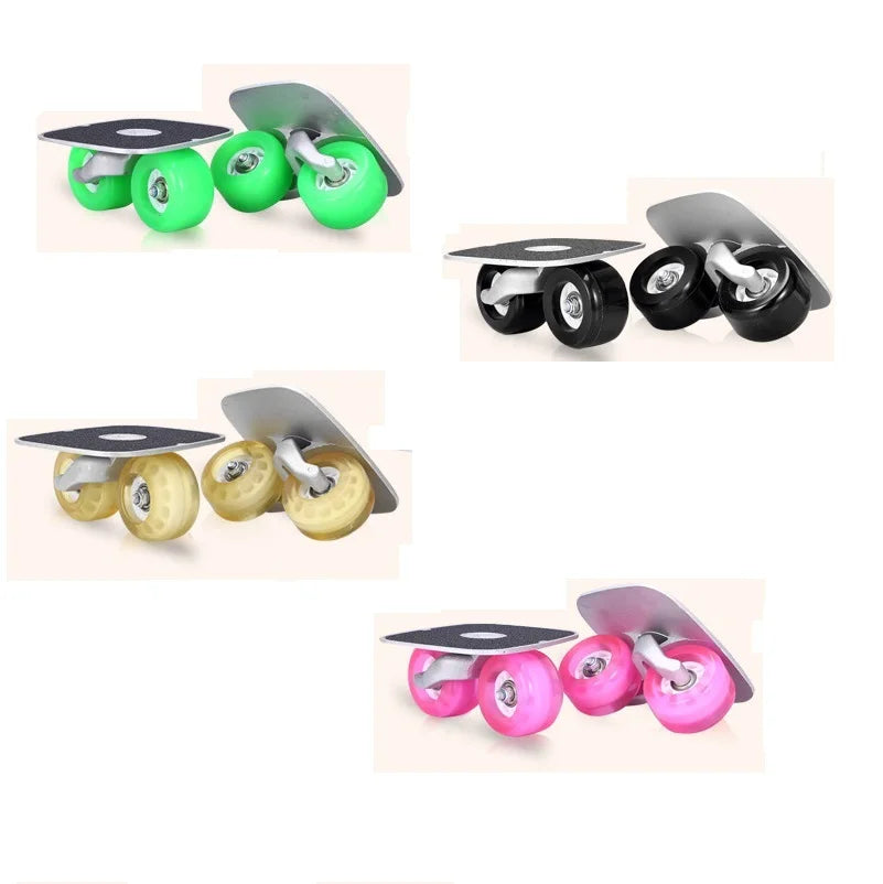 Split Drift Board PU Wheel Alloy Board Kids Adult Skateboard