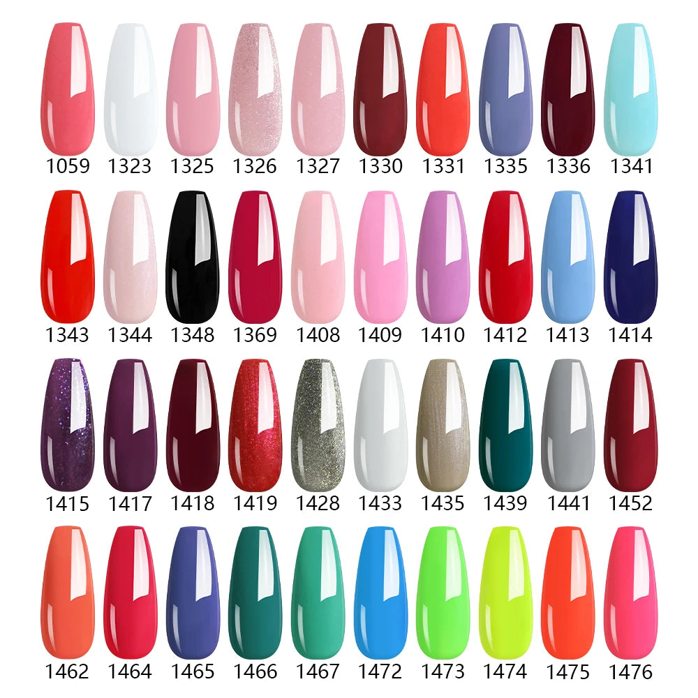 NAILCO 131Colors Vernis Semi Permanent UV Varnish Gel Nail Polish Nails Art Gel Manicure TOP BASE Varnish Hybrid