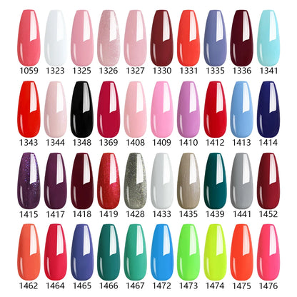 NAILCO 131Colors Vernis Semi Permanent UV Varnish Gel Nail Polish Nails Art Gel Manicure TOP BASE Varnish Hybrid