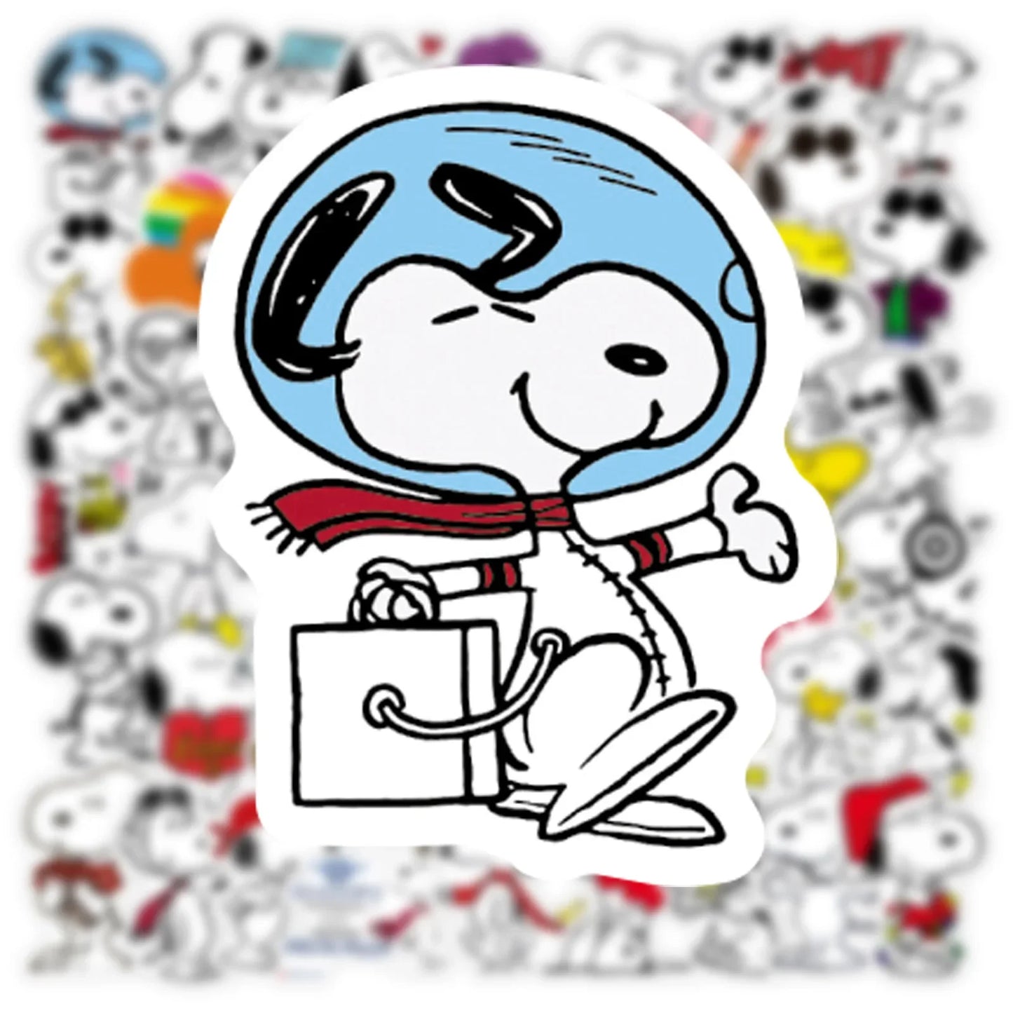 50Pcs Cartoon SnoopyDog Stickers for Kids Laptop Skateboard Graffiti Skateboard Laptop Water Bottle Motorcycle Sticker Toy Decal