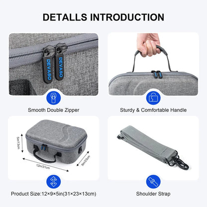 For Meta Quest 3 Storage Case VR Glasses Accessories Travel Carrying Case Portable Handheld Storage Bag