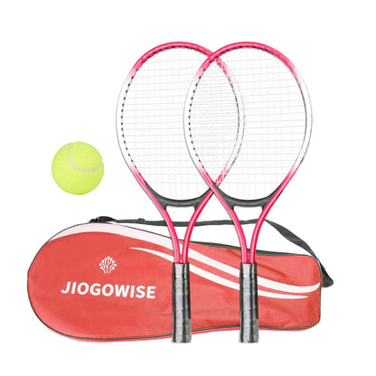 2pcs Tennis Rackets Included Tennis Bag And Tennis Sports Exercise Racquet Set Youth Games Outdoor,Suitable for Beginner