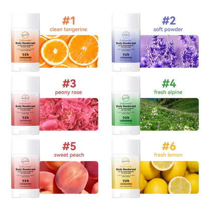 Long-term Fresh Fragrance Whole Body Deodorant Body Balm Deodorant For Men &Women To Remove Body Odor, 72 Hours Of Odor Control