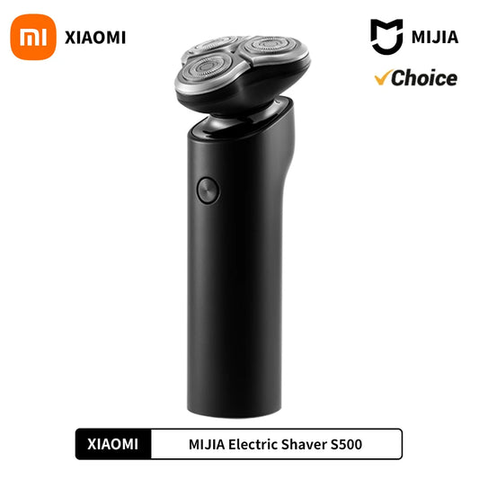 XIAOMI MIJIA S500 Electric Shaver Dry Wet Shaving Triple Blade Trimmer Beard Floating Head Men's Shaver Electric Razors Machine
