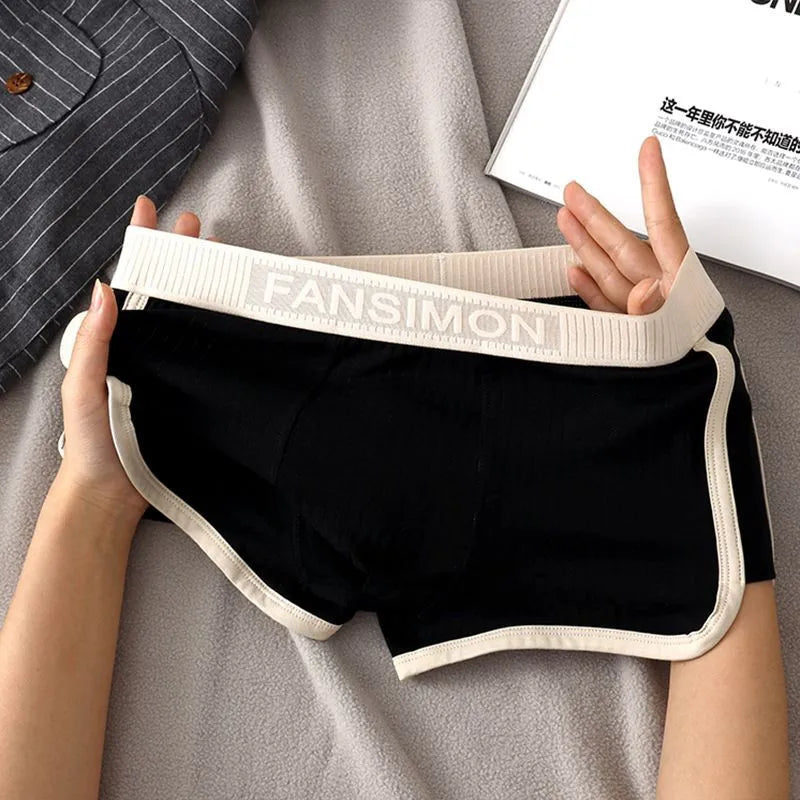 Men's Panties Boxer Shorts Underwear Sexy Striped Man Male Boxers Homme U Convex Shorts Lingerie Boxershorts Underpants