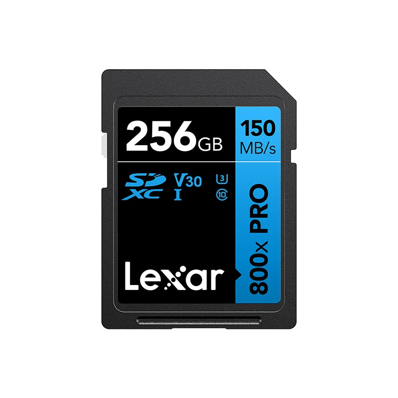 Original Lexar SD Card 800x Pro SDHC 32GB SDXC 64GB 128GB Read Max 150MB/s UHS-I Memory Card Storage Card Flash Card For Camera