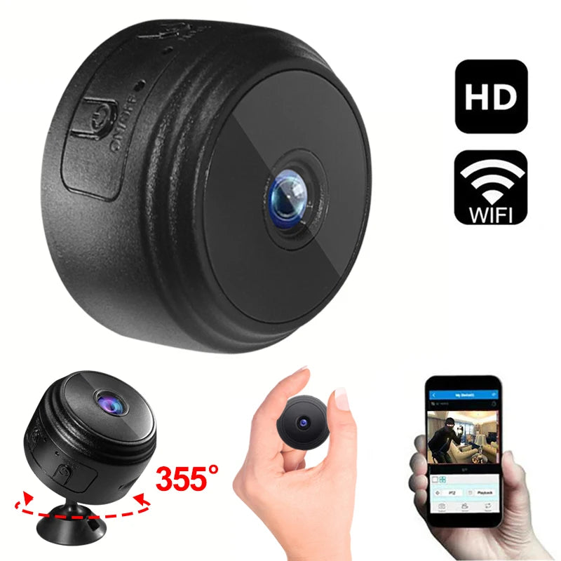 A9 Mini Camera HD Intelligent Home Security IP WiFi Camera Monitor Mobile Remote Camera Mobile Remote Application