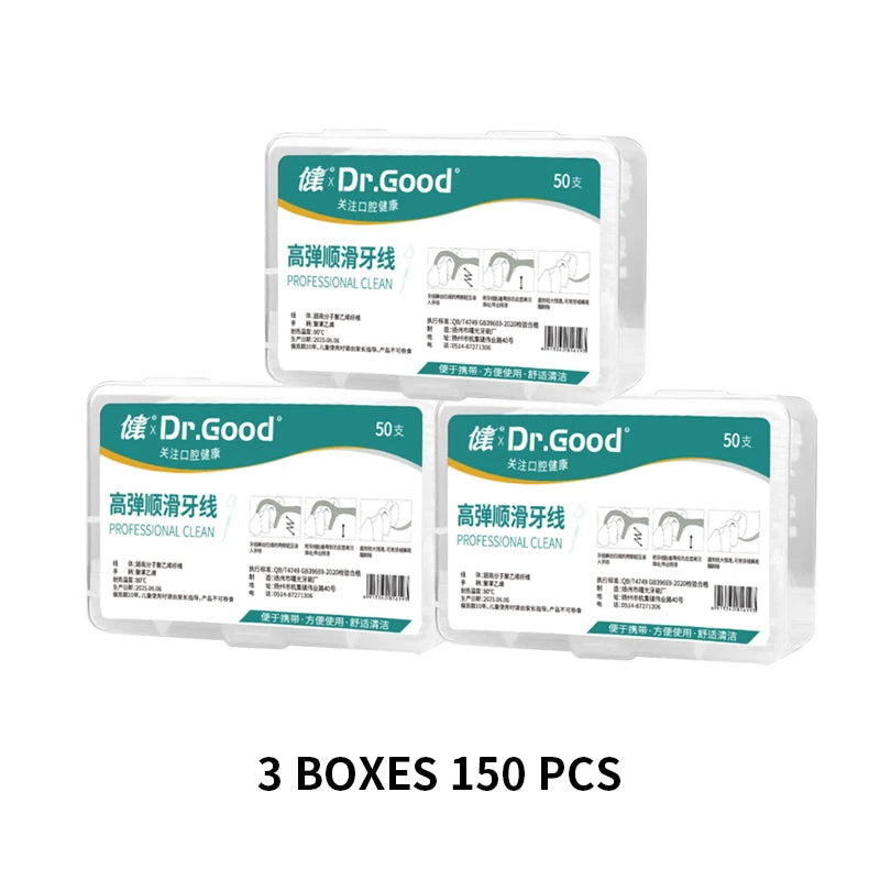 1/2/3/5/10 Box Portable Disposable Dental Floss Plastic Toothpick High-tension Dental Floss Stick Dental Floss Box ?Oral Care