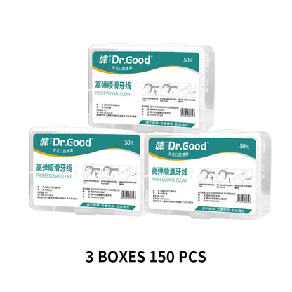 1/2/3/5/10 Box Portable Disposable Dental Floss Plastic Toothpick High-tension Dental Floss Stick Dental Floss Box ?Oral Care