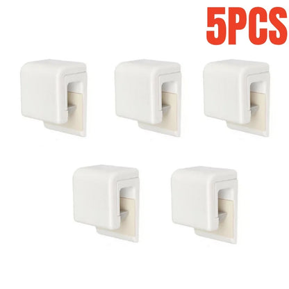 1/2/3/5/10Pcs Punch-free Toothbrush Holder Wall-mounted Toothpaste Holder Storage Rack Holders Organizer Bathroom Accessories