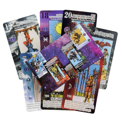 Lucky Tarot Cards Of Rider Divination Fortune Telling Oracle Training Deck Entertainment Board Game Party Edition