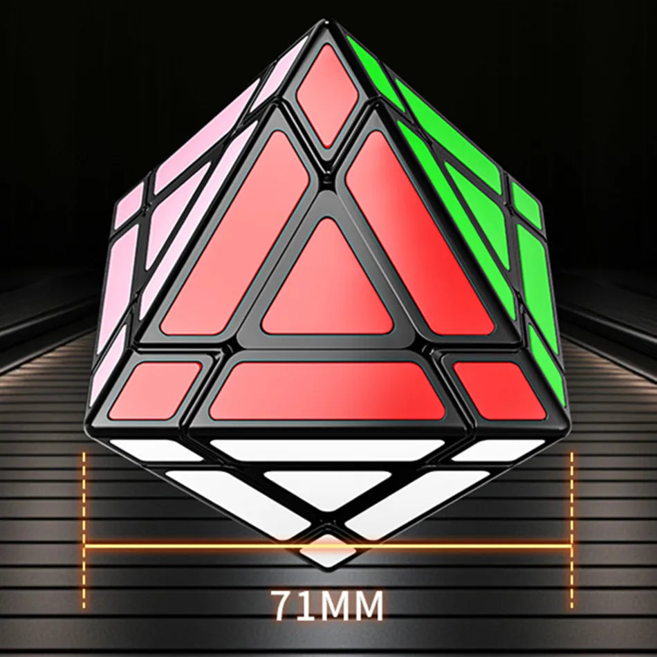 New FanXin Fun FTO Rotating Octahedron 3x3 Hexagonal Prism Special-Shaped Magic Cube Speed Fidget Cubo Magico Puzzle Toys Gifts
