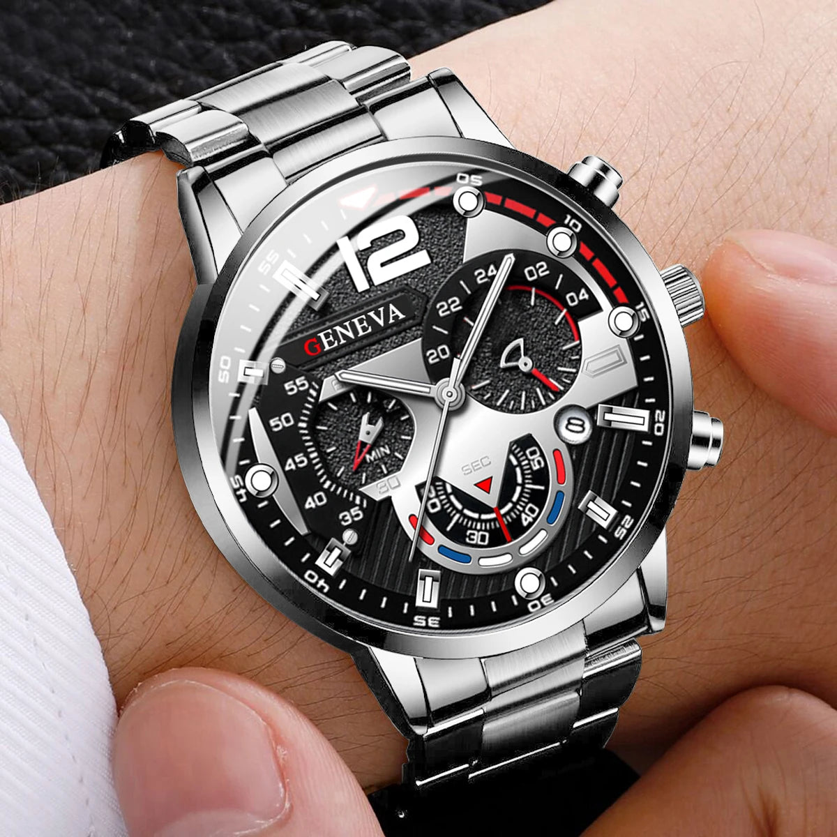 Men Business Watches Fashion Steel Band Male's Quartz Watch Relogio Masculino Reloj Hombre