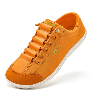 HOBIBEAR Womens Mens Barefoot Shoes | Zero Drop | Wide Toe Casual Canvas Sneakers Minimalist Walking Shoes