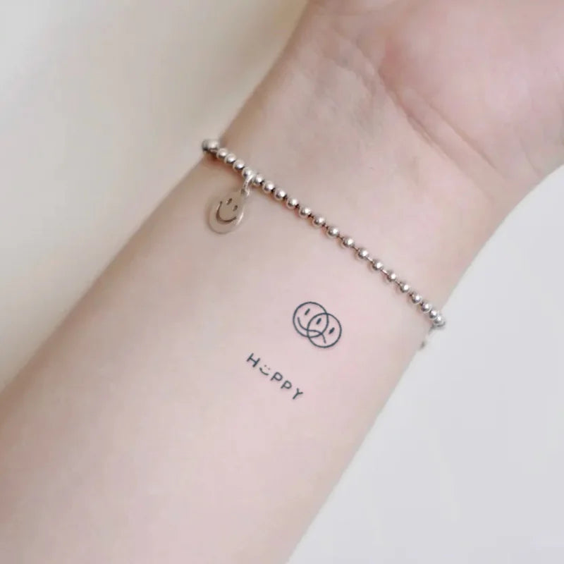 Small Pattern Waterproof Temporary Tattoo Stickers, Long-lasting Waterproof for One to Two Weeks, Finger Tattoos for Women.