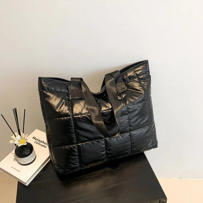 Fashionable Large Capacity Tote Bag Autumn Winter New Style Versatile Single Shoulder Underarm Bag Handbag for Women