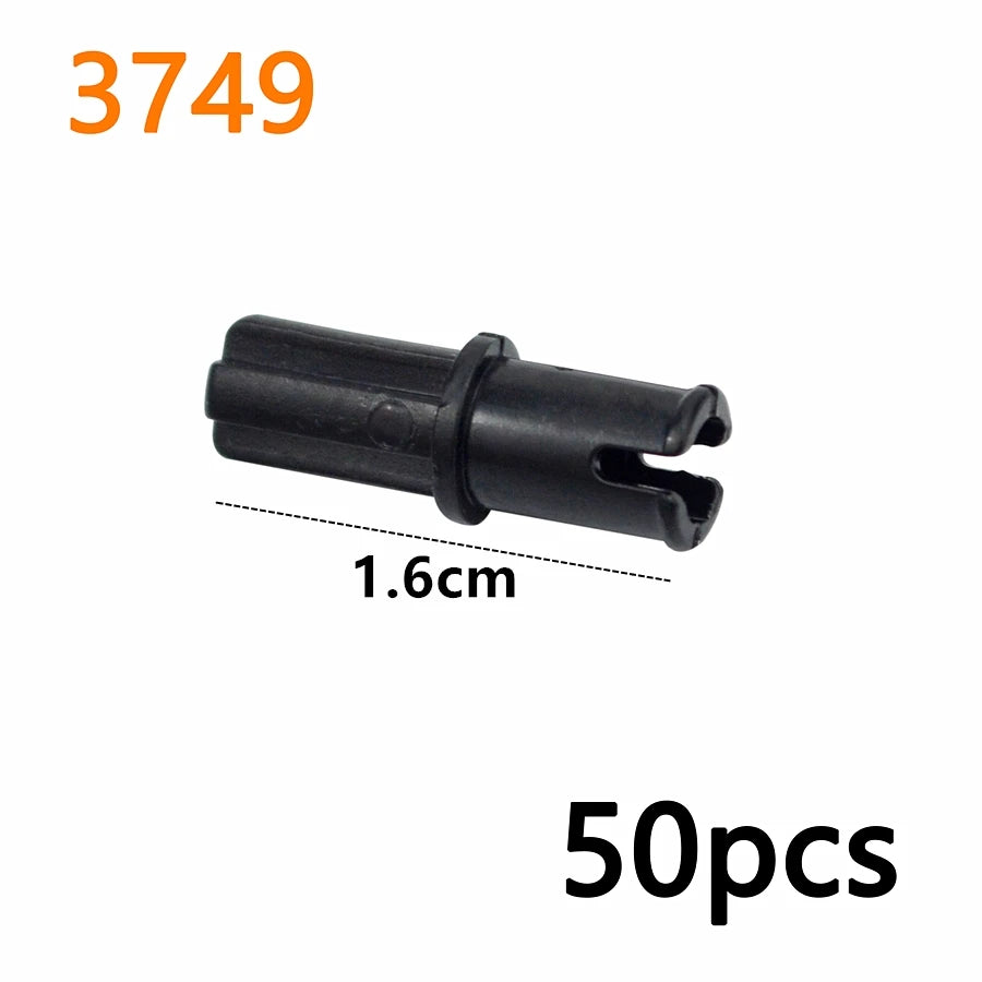 MOC Bolt Pin with Friction Peg Cross Axle Technical Building Blocks DIY Connector Bricks Compatible 2780 3673 77765 32556  32054