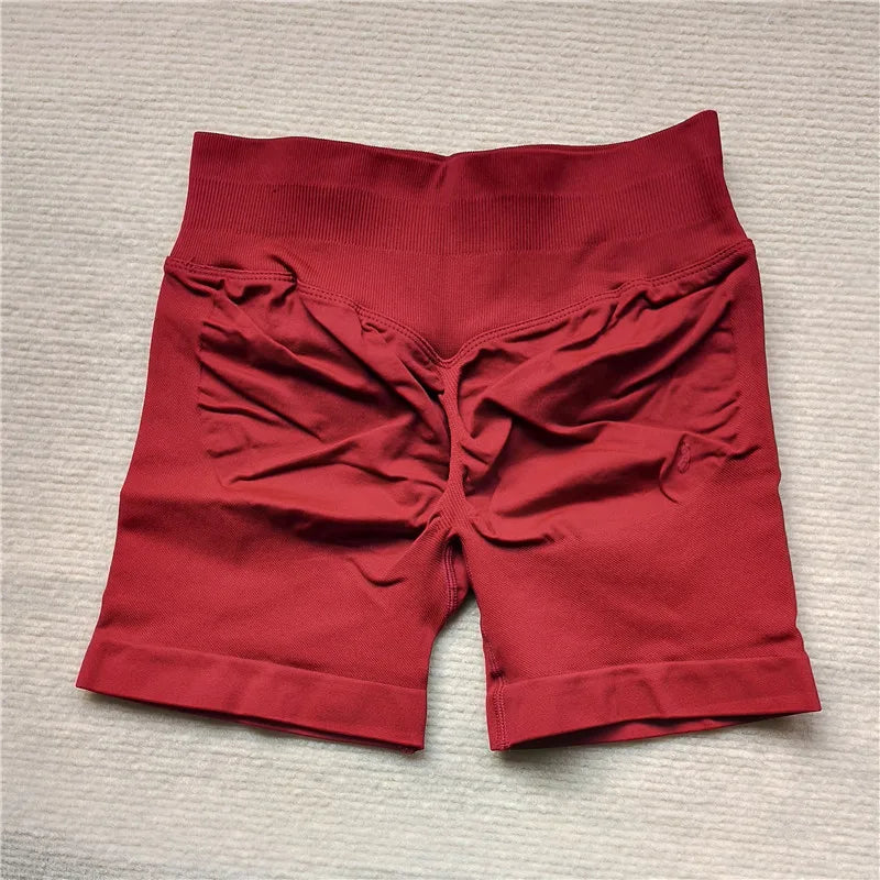 Gym Running Shorts Scrunch Butt Shorts Women Biker Cycling Shorts Seamless Leggings Sexy Athletic Yoga Shorts