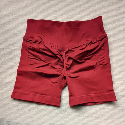 Gym Running Shorts Scrunch Butt Shorts Women Biker Cycling Shorts Seamless Leggings Sexy Athletic Yoga Shorts