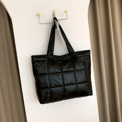 Fashionable Large Capacity Tote Bag Autumn Winter New Style Versatile Single Shoulder Underarm Bag Handbag for Women