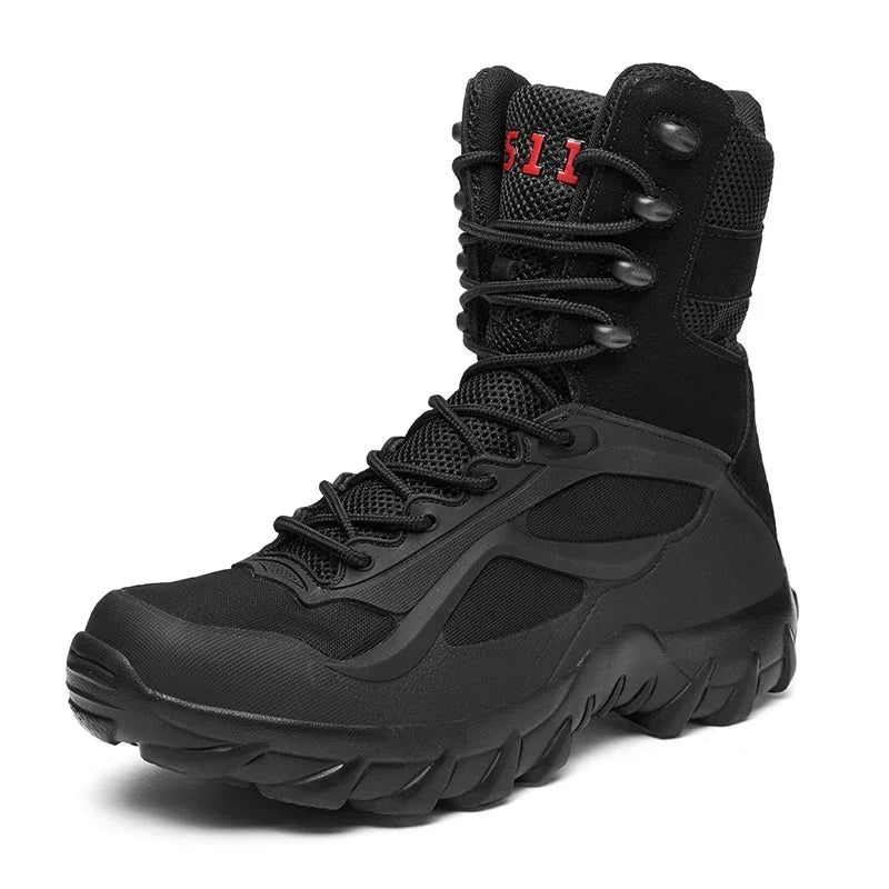 Men Shoes Tactical Boots Special Forces Field Man Boot Lightweight Outdoor Non-Slip Men Zapatillas Hombre Motorcycle Boots