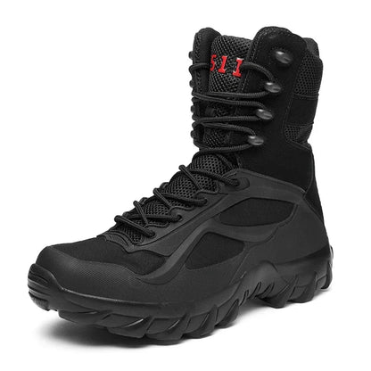 Men Shoes Tactical Boots Special Forces Field Man Boot Lightweight Outdoor Non-Slip Men Zapatillas Hombre Motorcycle Boots