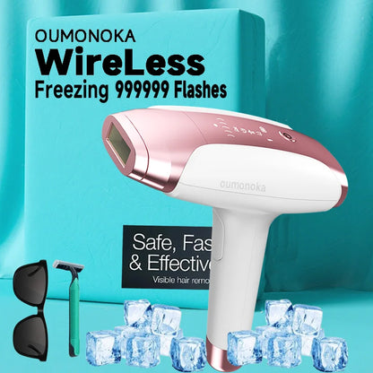 999999 Flashes IPL Laser Epilator for Women Home Use Devices Hair Removal Painless Electric Epilator Bikini Dropshipping
