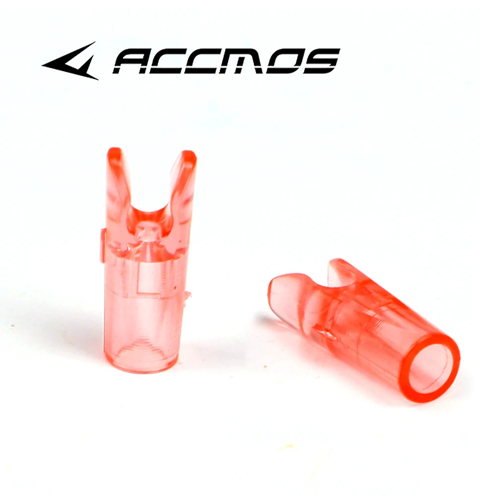 50pcs Archery ID3.2/4.2/6.2/5.2/8mm Arrow Aluminum Pin or Plastic L Nock Carbon Arrow Shaft Compound Bow Fiber Hunting Shooting