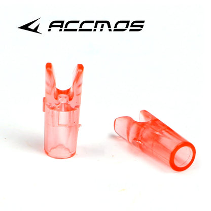 50pcs Archery ID3.2/4.2/6.2/5.2/8mm Arrow Aluminum Pin or Plastic L Nock Carbon Arrow Shaft Compound Bow Fiber Hunting Shooting