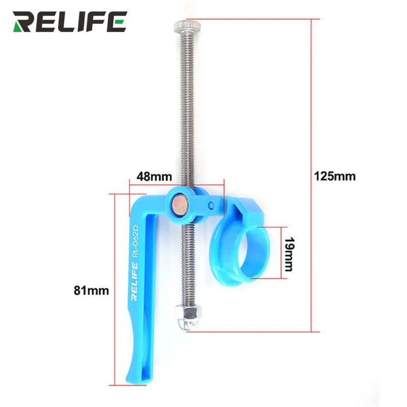RELIFE RL-062D Manual Labor-saving Glue Booster for 5-10CC Syringe Soldering Oil High Strength Solder Mask Propulsion Tool