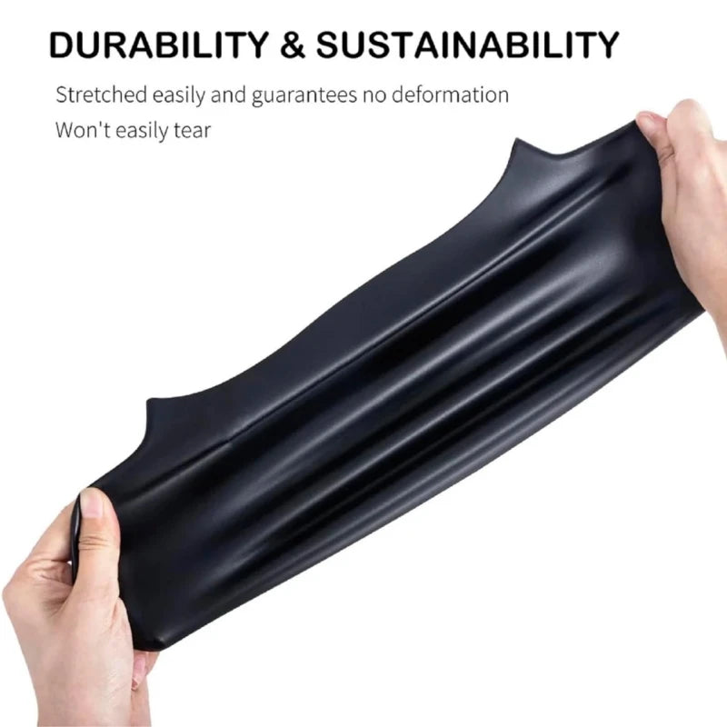 Unisex Adult Silicone Swim Cap Waterproof Swimming Hat Non Slip Bathing Pool Hat Elastic Silicone Cap for Long and Short Hair