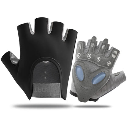 GTUBIKE 1 Pair Gym Body Building Training Fitness Gloves Sports Weight Lifting Exercise Slip-Resistant Gloves for Yoga Gloves