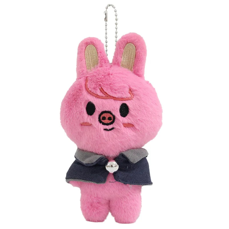 Skzoo 12cm Kpop Cartoon Stuffed Animal Plushies Stay Plush Doll Toys KawaiiJYP Adults KZ Fans Keychain Pendant Kid Gift