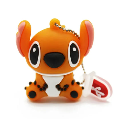 POWERONE Mini U Disk 64GB 32GB 16GB 8GB Flash Drives Cartoon USB 2.0 Flash Memory Stick Pen Drive External Storage U Disk Gift