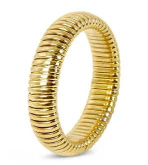 Shiny Crystal High End Non Tarnish Fashion Geometric Open Gold Plated Stainless Steel Rings for Women Wedding Ring Jewelry Gifts