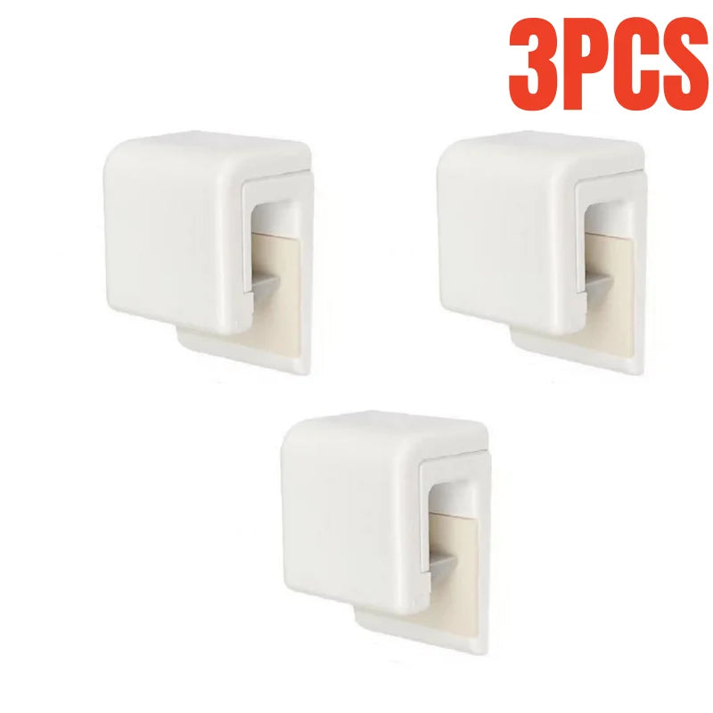 1/2/3/5/10Pcs Punch-free Toothbrush Holder Wall-mounted Toothpaste Holder Storage Rack Holders Organizer Bathroom Accessories