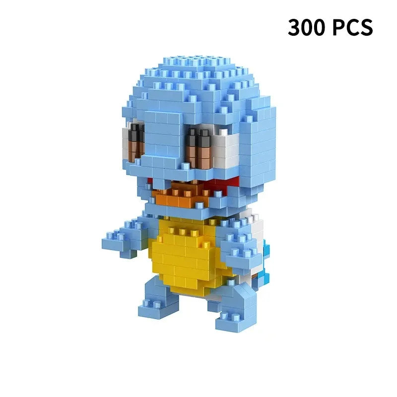 Building Blocks Assembly Anime Picachu Charizard Doll Blastoise Bulbasaur Gengar Bricks Figures Toy for Kid Gift hot
