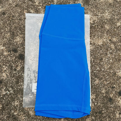 Solid Color Cycling Women Sport Yoga Short leggings Compression Support Sweat-Wickin Comprehensive Training Jog Internal Pocket