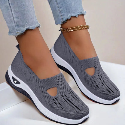 Summer Breathable Non-slip Soft Sole Elderly Shoe Women's Casual Shoes Middle-aged and Elderly Walking Flat Shoes Fo Women