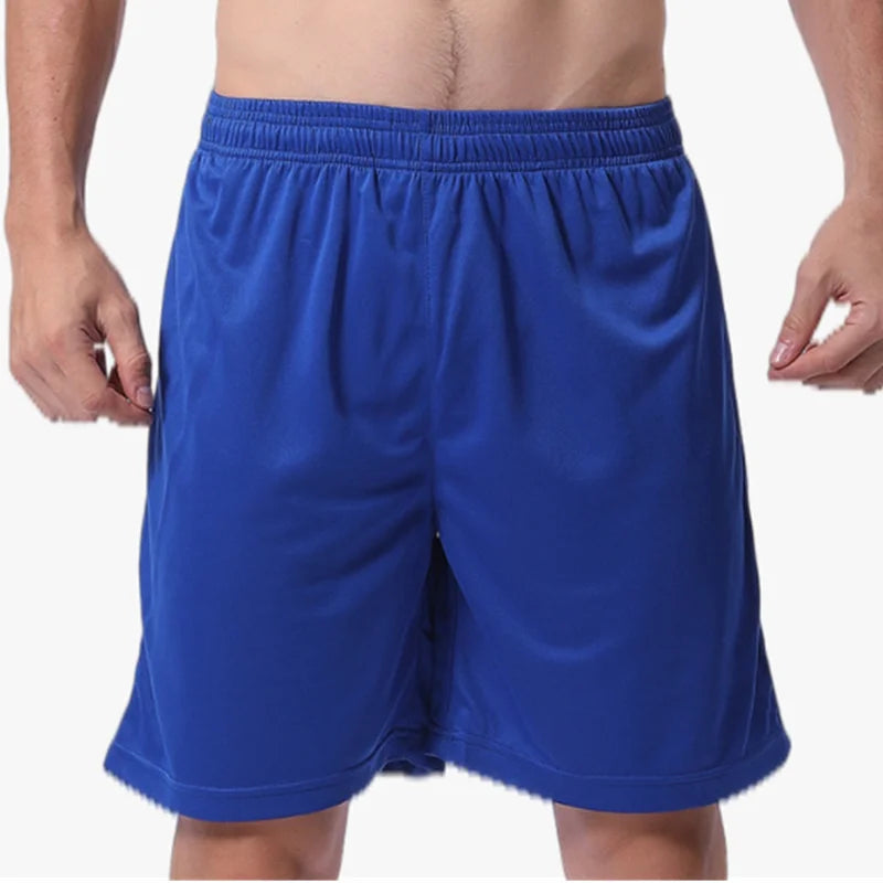 Solid Football Training Shorts Mens Summer Bottoms Running Basketball Soccer Shorts Boys Tennis Badminton Sports Shorts