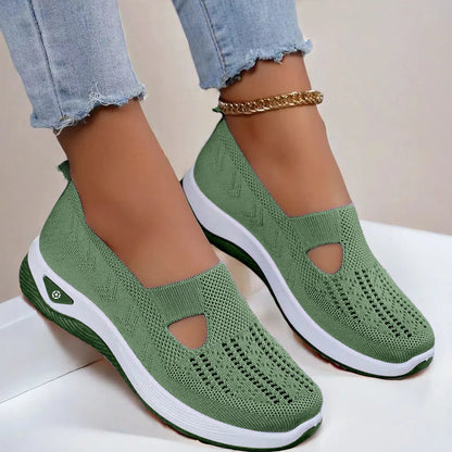 Summer Breathable Non-slip Soft Sole Elderly Shoe Women's Casual Shoes Middle-aged and Elderly Walking Flat Shoes Fo Women