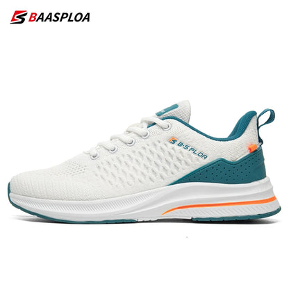 Baasploa Men Running Shoes Lightweight Sport Shoes Mesh Breathable Casual Sneakers Non-Slip Outdoor for Men New Arrival