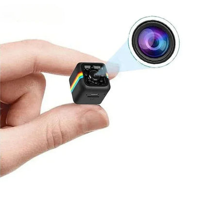 Portable HD Mini Camera Small Nanny Cam Video Voice Recorder Indoor Covert Security Camera for Home Office Surveillance